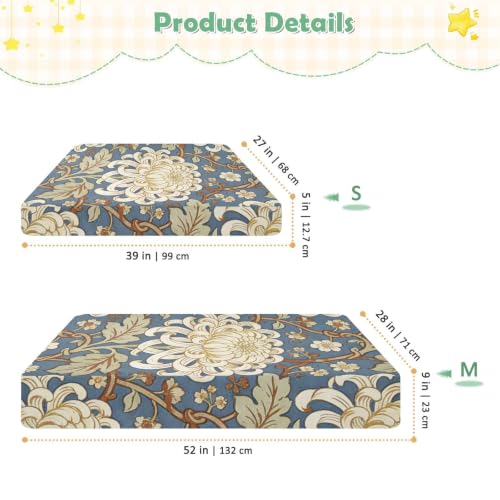 Drap de lit imperméable pour tout-petits, prestige William Morris Vintage - 4
