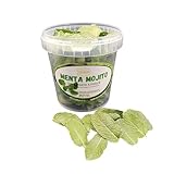 Über 50 Mojitos aus einem einzigen Behälter Minze: Unser eleganter Behälter mit gefriergetrockneter Minze ermöglicht die Zubereitung von über 50 Mojitos, indem Sie 4-5 Blätter pro Cocktail verwenden. Diese effiziente Lösung optimiert Lagerbestände und Kosten, was sie zu einem unverzichtbaren Element für jede Einrichtung macht. Die Minze ist gebrauchsfertig und langlebig, ideal, um schnell auf Kundenanfragen zu reagieren.