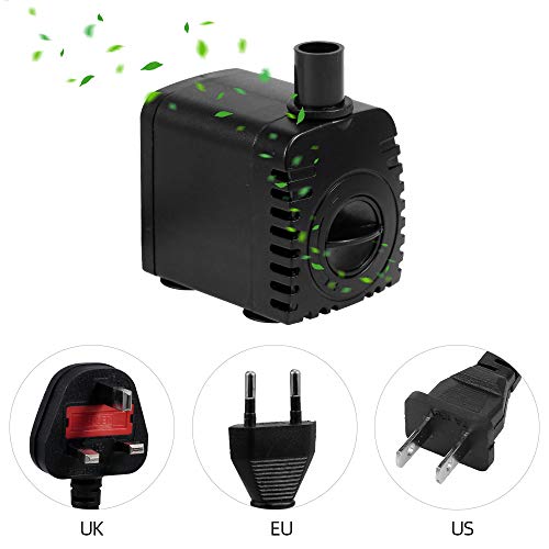 Cucudy 10 W Ultra-silencioso USB Bomba de Água com Cabo de Alimentação IP68 À Prova D 'Água para Aq