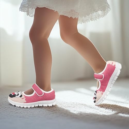 Little Girl Mary Jane Shoes Mesh Sneaker Princess Dress Shoes Slip on Casual Walking Shoes Kids Sport Shoes Wedding Party Flats3