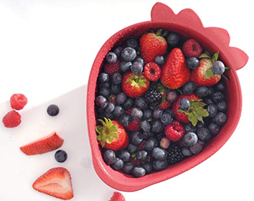 Norpro, Red Strawberry Colander, Mini #TOP4