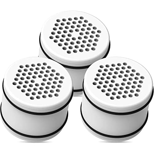 Waterdrop WHR-140 Shower Filter Replacement for Culligan® WHR-140, WSH-C125, ISH-100, HSH-C135, Shower Head Water Filter, with Advanced KDF Filtration Material, Pack of 3