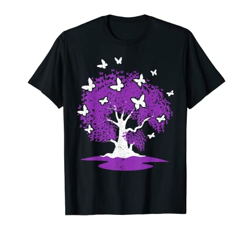 Lupus Concienciación I Wear Puprle Lupus Apoyo Escuadrón Camiseta