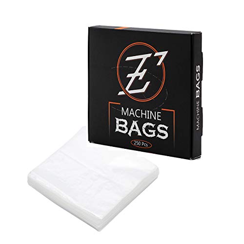 EZTAT2 250 Pcs Disposable Rotary Tattoo Machine Cover Bags Clear Plastic Sleeve for Tattoo Kit Accessories Supplies