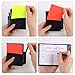 Gosknor Soccer Referee Kit, Warning Football Referee Set Yellow Red Cards, Loud Sound Ref Whistle with Lanyard, Record Paper, Pencil, Card Holder, for Coach Sports Accessories