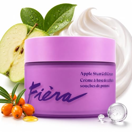FIÈRA 24-Hour Rejuvenating Face Cream with Apple Stem Cells - Anti-Aging Moisturizer for Mature...