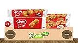 Sin colores Lotus BIscoff Sandwich Crema Galletas Mezcla Sabor 3 Pc. & Biscoff Original Biscuit 250g 3 Pc.  Paquete de 6  Adecuado para vegetarianos