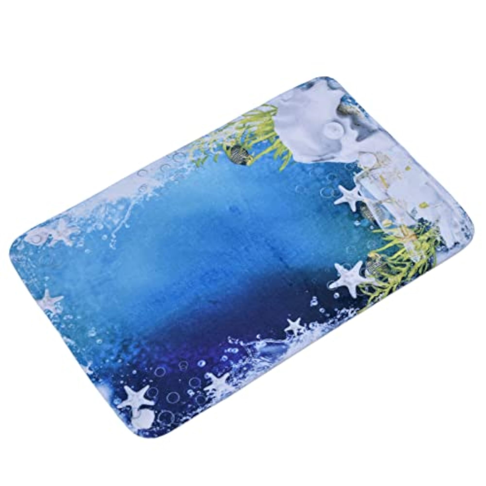 Flannel Carpet, Beautifully Designed Water Absorbing Bathroom Floor Mat