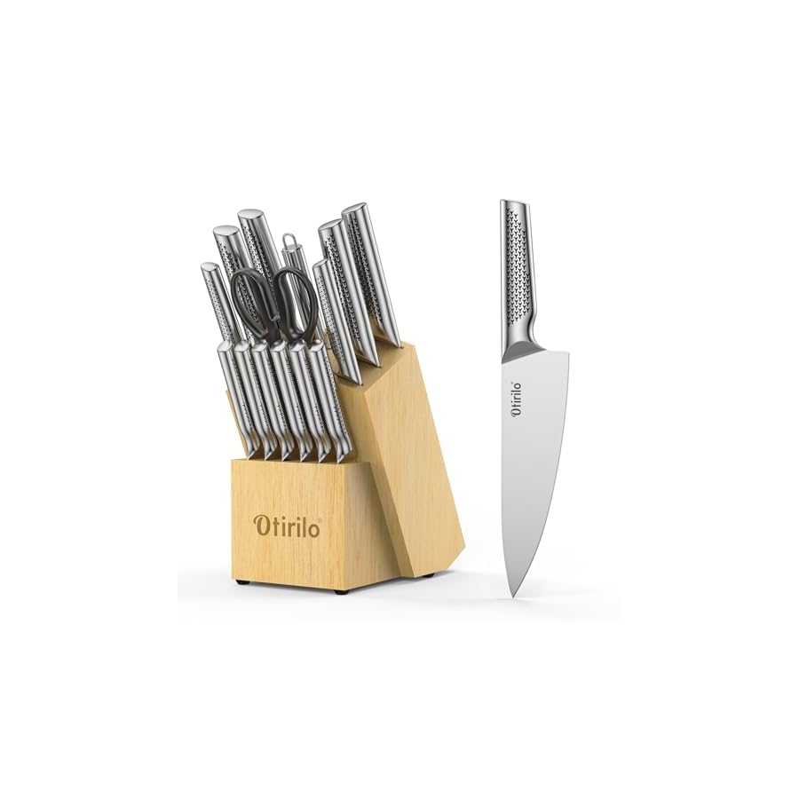 Knife-Set-Otirilo-Kitchen-Knife-Set-with-Block-High-Carbon-German-Stainless-Steel-Knife-Block-Set-with-Kitchen-SharperDishwasher-Safe-Ultra-Sharp-Chef-Knife-Set-Gifts-for-Women-Men Knife Set, Otirilo Kitchen Knife Set with Block, High Carbon German Stainless Steel Knife Block Set with Kitchen Sharper,Dishwasher Safe, Ultra Sharp Chef Knife Set, Gifts for Women Men
