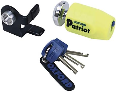 Oxford Mini T Disc Lock Yellow