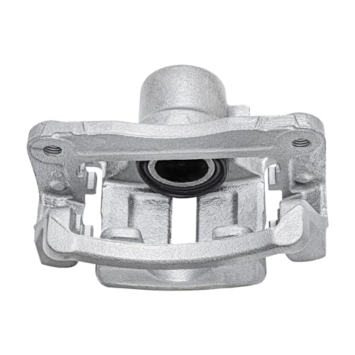 Image of Detroit Axle - Rear Left Brake Caliper for Chevrolet Equinox Captiva Sport | GMC Terrain Saturn Vue Pontiac Torrent Driver Side Brake Caliper w /Bracket Replacement