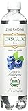 Cascade Ice Organic Sparkling Water, Blueberry, 17.2 Fluid Ounce (Pack of 12)