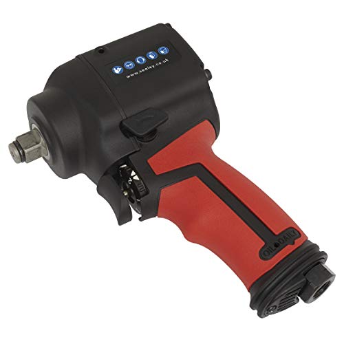 Clé à choc pneumatique 1/2" Sq Drive Stubby Sealey Twin Hammer