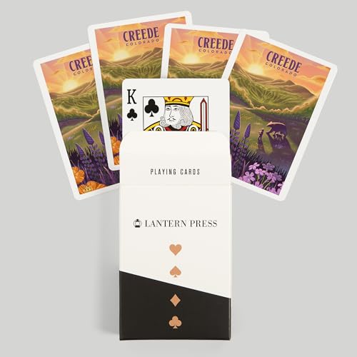 Baraja de Póker Lantern Press Creede Colorado 52 cartas miniatura 6