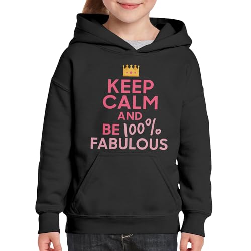 Sweat Capuche Enfant Keep Calm Angleterre Idéal pour l'École et le Week-end