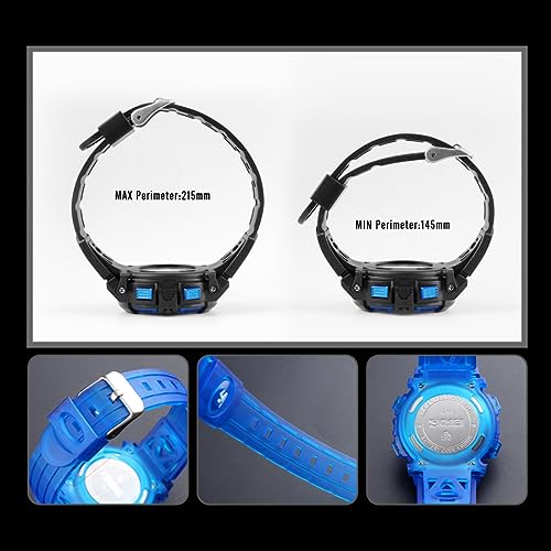 Image of Dayllon Kids Digital Watch,Boys Digital Outdoor Sport Waterproof Watch,with Calendar 12 /24H Alarm 7 Colorful Backlight Stopwatch Wristwatch for 3-15 Years Old