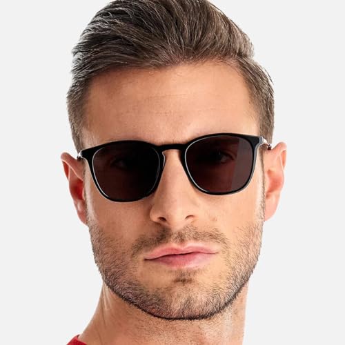 نظارة شمسية للرجال من تومي هيلفجر TH 1764/S اسود/رمادي 51/20/145