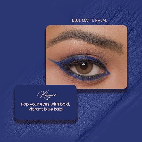 Image of Parul Garg Beauty Bold Define Matte Kajal | Smooth Glide for Waterline & Lash Line | Everyday Wear Kajal | Long-Lasting, Vegan & Cruelty-Free (Mayur)