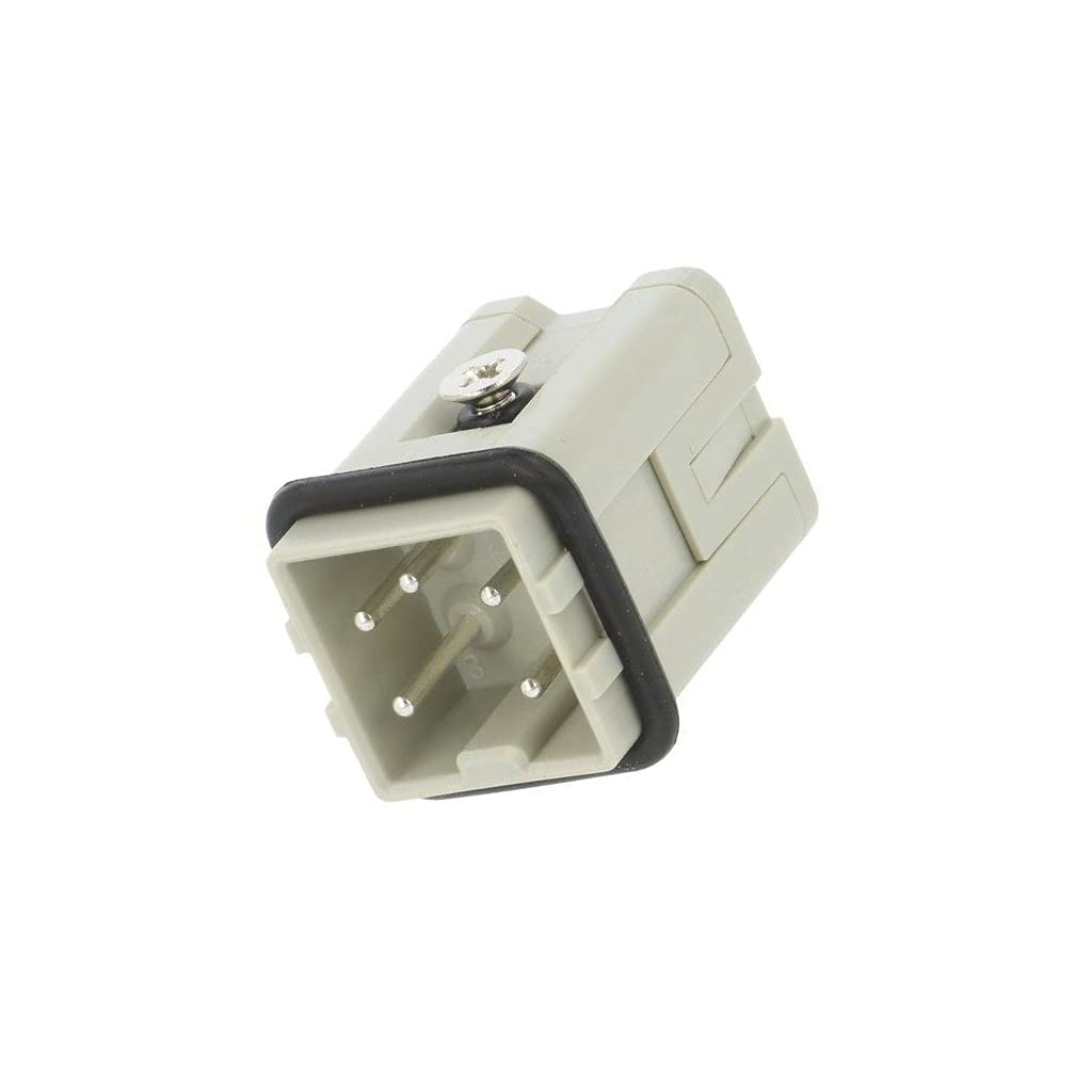 Connecteur HDC mâle 5 PIN HA-004-MS insert pour boîtier taille 1 10A