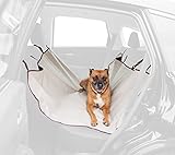 IRIS USA, Inc. Large Dog Car Seat Hammock Cover, Water-Resistant and Easy Install Fits Standard Size Car Backseat Cover and Protects Against Dirt and Animal Hair for Pet Dog Cat, Beige