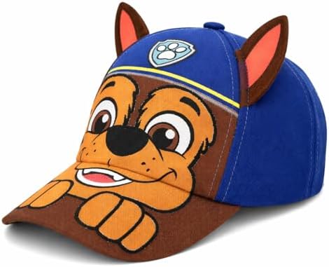 Nickelodeon Boys Baseball Cap, Paw Patrol Marshall Adjustable Toddler Hat, Ages 2-4 Or Boy Hats for Kids Ages 4-7