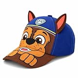 Nickelodeon Boys Baseball Cap, Paw Patrol Marshall Adjustable Toddler Hat, Ages 2-4 Or Boy Hats For Kids Ages 4-7