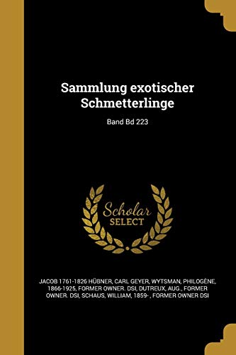 Sammlung exotischer Schmetterlinge; Band Bd 223 (German Edition)
