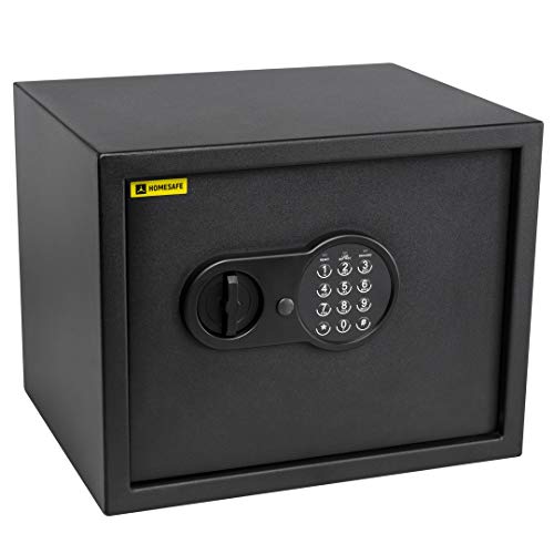 HomeSafe HV30E Caja Fuerte con Código Digital - 30x38x30cm (HxAxP) - Para Seguridad en el Hogar, Almacenaje, Oficina, Ahorros o Dinero en Efectivo - imagen 2