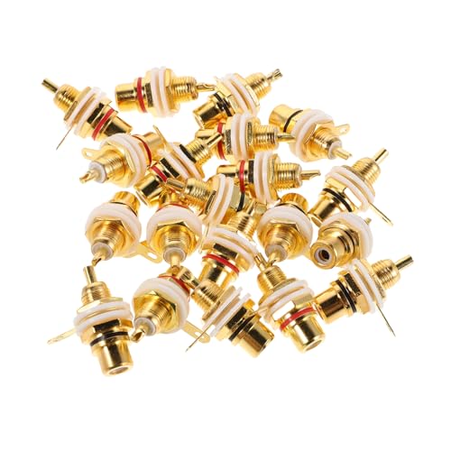 Conector banana hembra Operitacx con inserción firme para cables de amplificadores