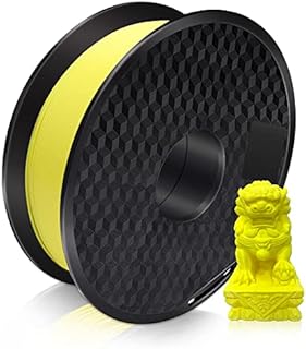 IWECOLOR 3D Printer Filament, 1.75mm PLA+ Fit Most FDM Printer, 1 KG 2.2LBS Spool, Dimensional Accuracy +/- 0.03 mm 3D Printing Filament (Mustard Yellow)