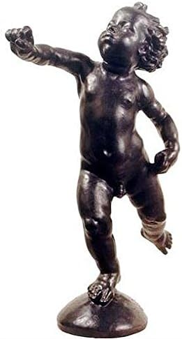 Salvadori Arte, Cherub, Putto. Bronze sculpture. Lost wax casting.