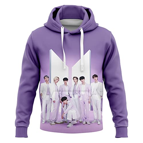 Kpop Hoodie Women's Novelty Sweatshirts 3D Printed Long Sleeve Hallyu Fans Pullover Unisex #TOP2