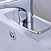 Chrome Polish Bathroom Faucet With Square Cover Plate Wash Basin Faucet Mixer