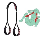 BDSM Bondage Restraints Kit for Adult Couples Sex Handcuff Toys Thigh Sling Sex Things for Couples Kinky Hand Leg Cuffs Strap Set Ankle Wrist Adult Play Restraint for Couple Queen Sized Bed V Sweater