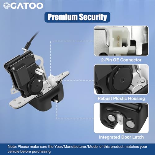 Tailgate Lock Trunk Latch Rear Hatch Liftgate Actuator Fit for Dodge Grand Caravan Chrysler Town Country Journey Ram C/V 2008 2009 2010 2011 2012 2013 2014 2015 2016 2017 2018 2019 2020