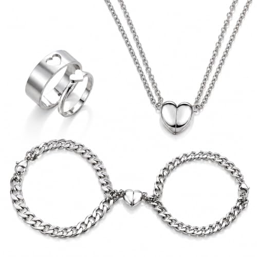 BEAUTIVIA Couple Magnetic Heart Combo Set - Image 2
