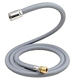 Faucet Hose for American Standard M922367-007220A, American Standard Kitchen Faucet Parts, Kitchen Sink Sprayer Supply Lines Pull Down Faucet Hose Replacement, Brass Adapter, 59”