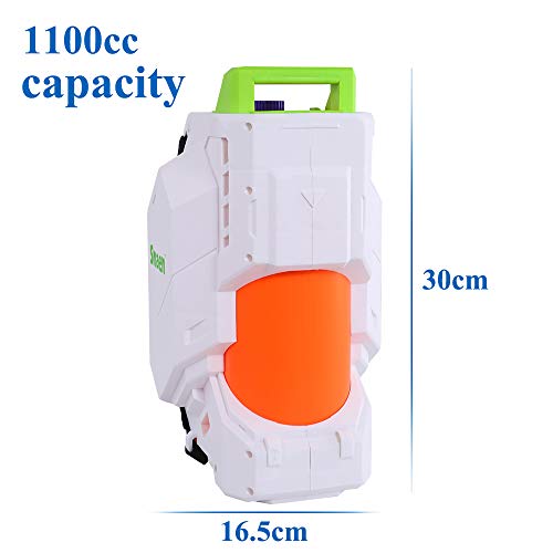 SNAEN Water Blaster with 2.5L High Capacity Backpack Tank Which has Adjustable Straps, Shooting for 30 feet, Space Weapon Toy for Summer Outdoor Activities Suitable for Boys and Girls 3 Years and Over - Thumbnail 3