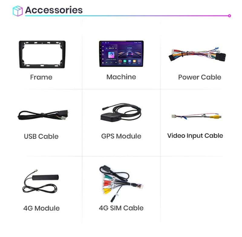 Radio de coche Android 15 para Citroen C2 C3 2001-2010 con navegador GPS de 9 pulgadas 5