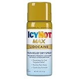 Icy Hot Max Strength Pain Relief Spray with Lidocaine Plus Menthol, 4 Ounces