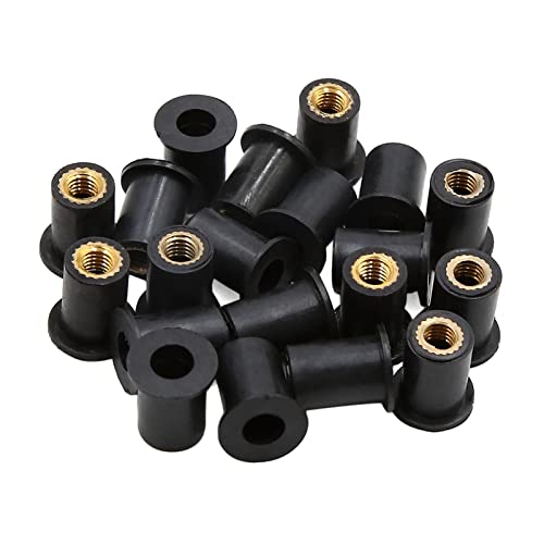 Tuercas con tornillos M5 de moto universales para eliminar vibraciones en el parabrisas