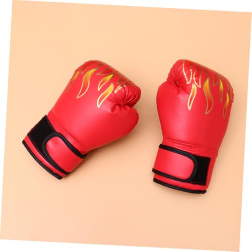 Guantes de boxeo de PU para niños transpirables y con ajuste ajustable 6