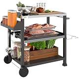 Outsunny 3-Shelf Cart