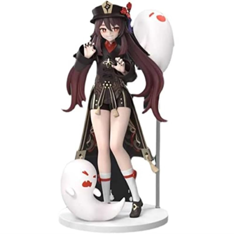 Gooyeh HuTao Action Figurines Anime HuTao Figurine Statue en PVC Modèle Équipements de bureau Cadeau d'anniversaire 10 cm