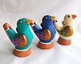 Ocarinas Birds, Authentic Peruvian 3 Count. 2 1/2 Inch