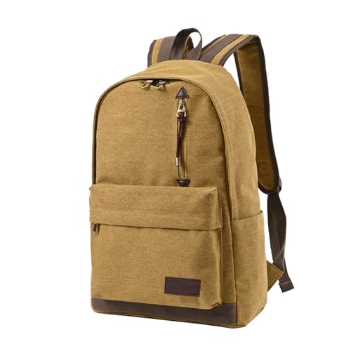 Mochila de Lona Canvas Básica - SKEET (Bege)