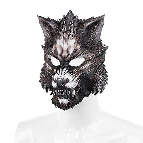 KESYOO 3 Pcs Máscaras de Animais Do Dia Das Bruxas Tigre Lobo Raposa Máscara Traje Prop para Mascara