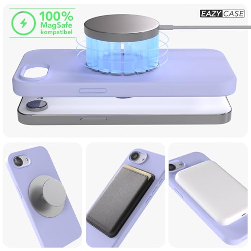 Coque silicone liquide iPhone 17e doublure microfibre premium MagSafe - 5