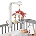 TUMAMA Culla Mobile Set Luce Musicale Animali Morbidi Appesi Sonaglio Giocattoli Muto Spin Motore Asilo Nido Macchina per Dormire per Neonato 0 3 6 9 Mesi Neonato Regali per Bambini