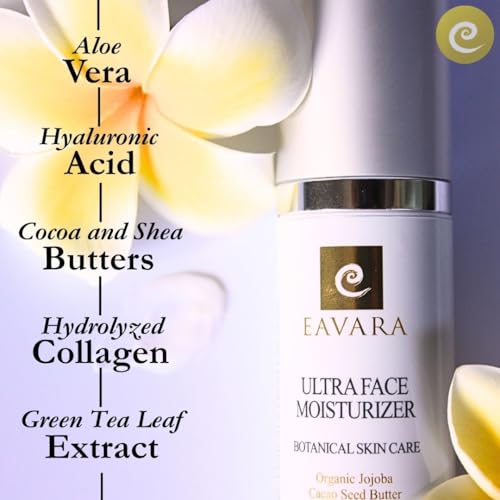 Eavara Face Moisturizer, Serum, and Tallow Balm Set – Organic Skincare Trio with Grass-Fed Tallow, Collagen Peptides, Hyaluronic Acid, and Vitamin C – Hydrates, Firms, and Restores Radiance – 3pc Set